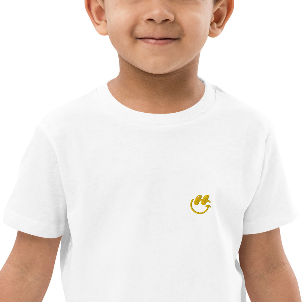 T-shirt en coton bio enfant avec broderie