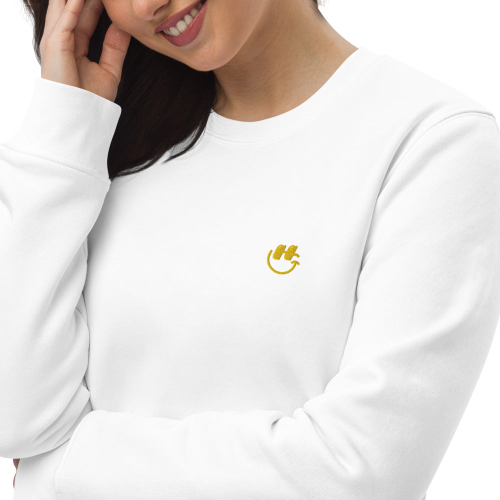 Sweatshirt éco-responsable unisexe avec broderie