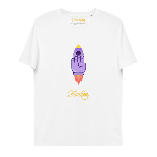 "E" `| FR | Fu'Sign | T-shirt unisexe en coton bio