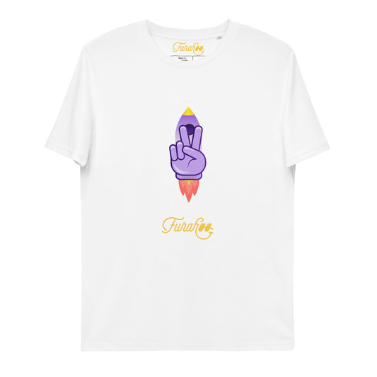 "V" `| FR | Fu'Sign | T-shirt unisexe en coton bio