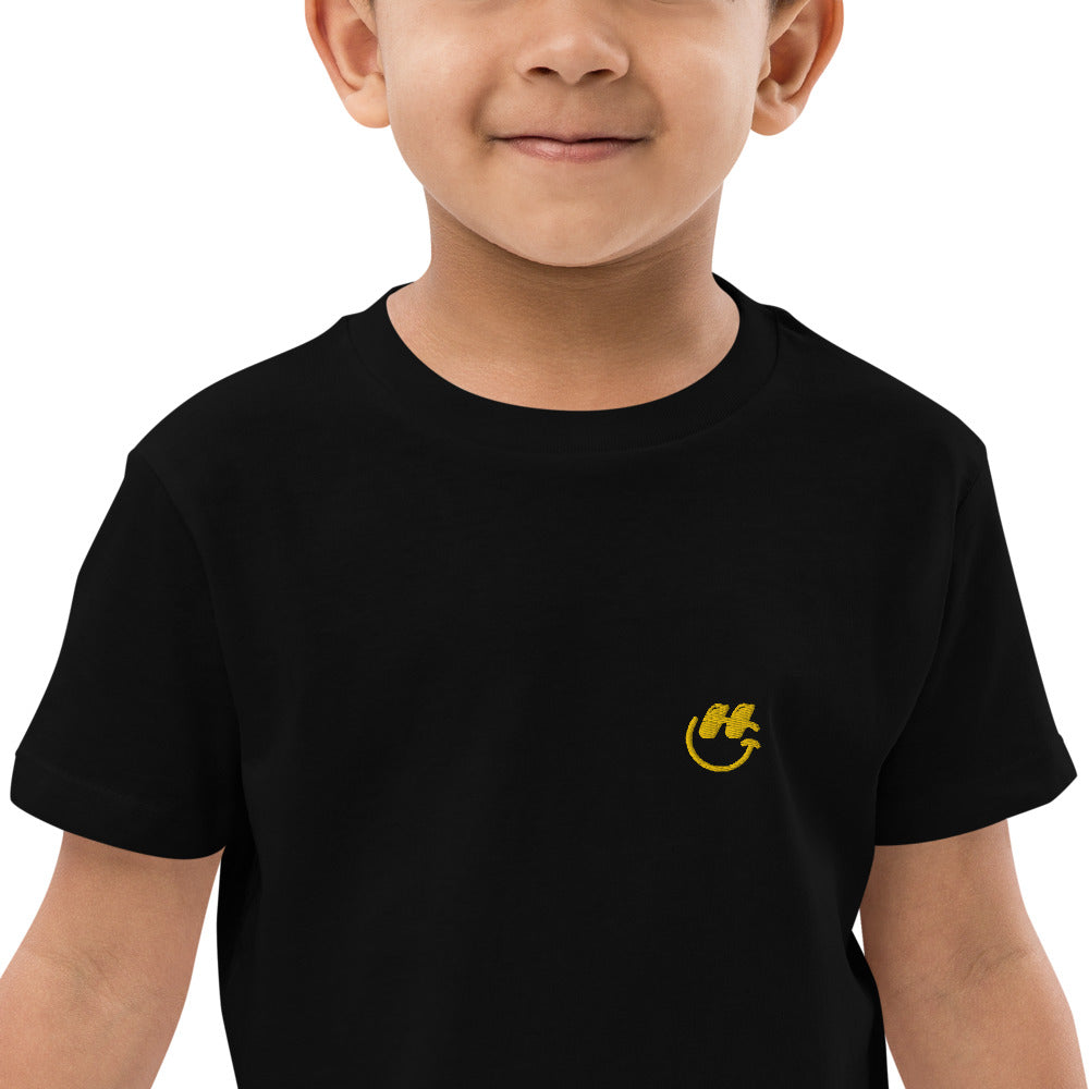 T-shirt en coton bio enfant avec broderie